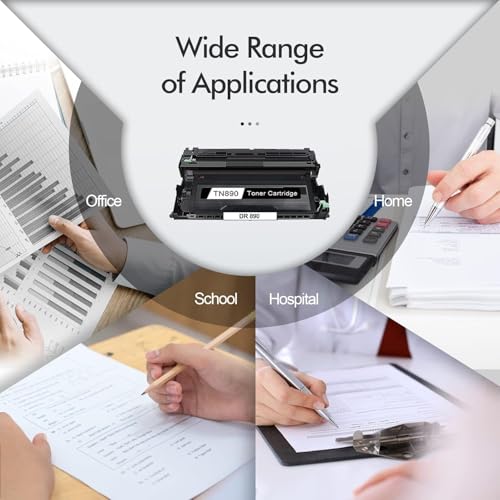 Image of 2 Pack Compatible DR890 DR-890 Drum Unit Replacement for Brother HL-L6400DW HL-L6400DWT HL-L6250DW MFC-L6900DW MFC-L6750DW M28a M28w M29a M29w