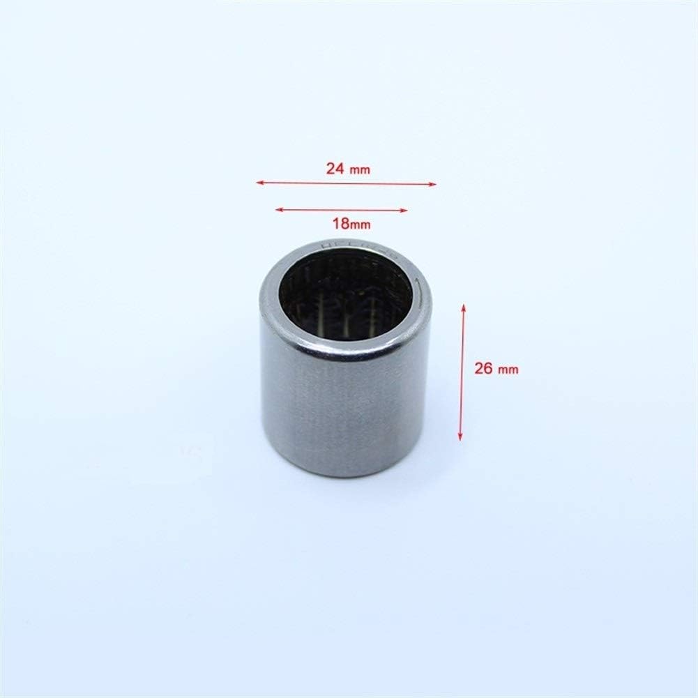 DOLUNTO 5PCS HFL1826 ONE Way Needle Roller Bearing Drawn Cup Needle Roller Clutch 18 * 24 * 26mm Needle Bearing