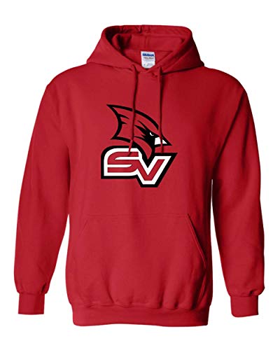 CreateMyTee | Saginaw Valley SV Two Color Hooded Sweatshirt |
