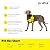 URSPET XL Dog Door for Exterior Doors: Heavy Duty Aluminum Doggie Door, Extreme Weather Doggy Door, Giant Dog Door for Large and Extra Large Dogs Up to 220 lbs, Dual Flap Insulated Dog Door, Lockable