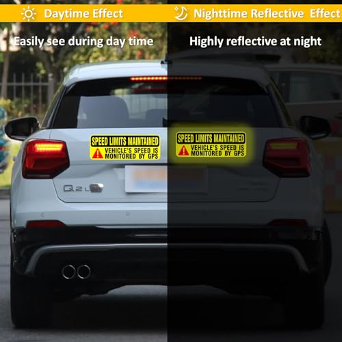 Image of Reflective Vinyl Speed Limit Signs for Car, 2 Pack, Small Signage (12 x 18) inch, Safety Caution Signs, Traffic, Landscape Orientation