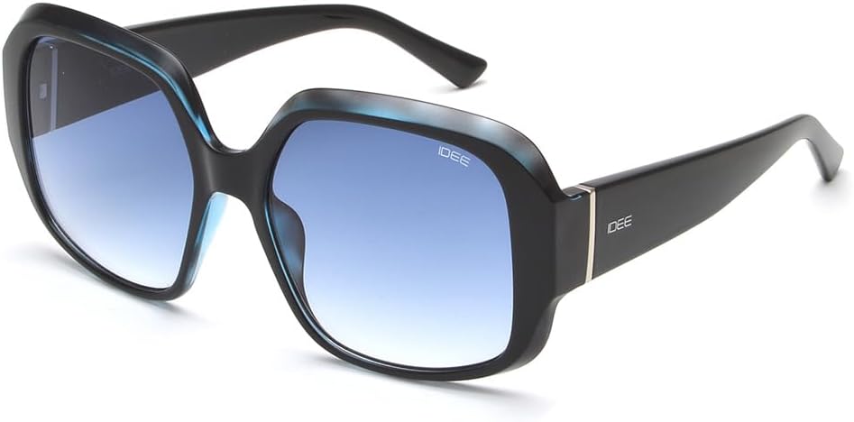 IDEE IDS2983C3SG Women's 100% UV Protected Sunglasses Large Shape Square