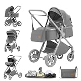 GLOKID Carrito bebé 3 Piezas, GRIS