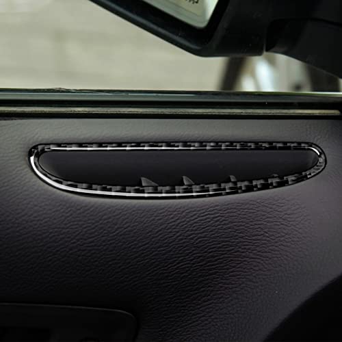 Image of Car Door Air Vent Outlet Decals for 2011-2023 Chrysler 300 / 300C / 300S / Limited /Touring /Base Accessories Carbon Fiber Interior Stickers