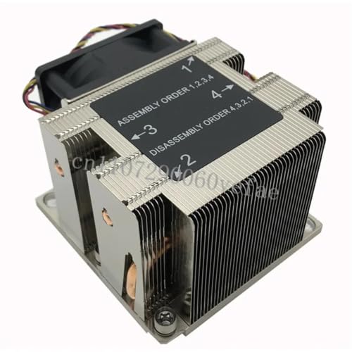 Enfriador de CPU de servidor 2U con tubo de calor S82 de cobre para evitar sobrecalentamiento 3