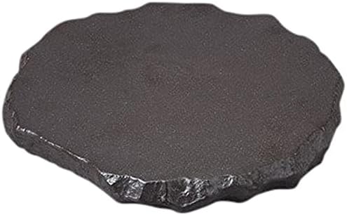 Set of 10 Round Mori Dishes, Arakuro Lock Plate, Large, 11.8 x 1.6 inches (30 x 28 x 4 cm), Restaurant, Commercial Use, Utensil