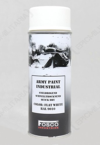 400ml Military Style SPRAY PAINT (Army Spray Paint - White) โ image 1