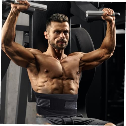 Soporte lumbar ajustable con placa de acero y tejido de nylon transpirable para entrenar 3