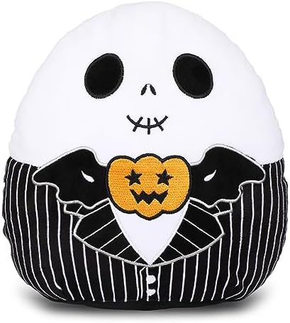 Nixyork Halloween 2023 Stuffed Animal Plush – 8 Inch Cute & Soft Pillow Doll Toys, Great Plushie Gifts for Toddler Kids Adults Birthday Christmas (Goth Skeleton)