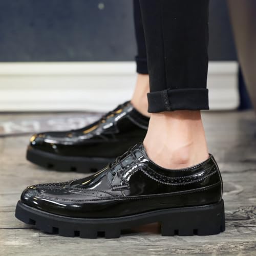 Mens Oxford Shoes Tuxedo Loafers Suitable for Business Church and Wedding Occasions2