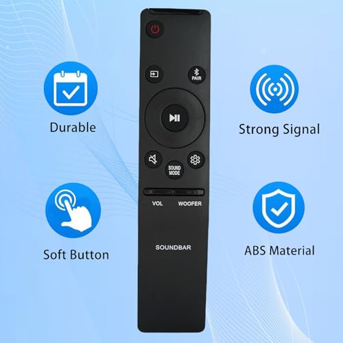 Replacement Remote Control Fits for Samsung HW-R650 Soundbar Home Theater HW-R650/ZA - Thumbnail 7