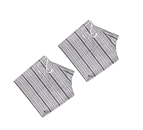 Image of Men's Lattha Traditional Pure Cotton Underwear aka Patta wala Janghiya, Dhari wala / Striped Undergarment, Khadi Latthe Ka Jangia, Nicker,Chaddi; Nade wala kachha with wide Miyani /Asan & Back Pocket & Drawstring /Nada