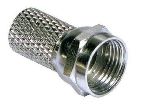 121AV F Connector Twist on 6.3mm for PH100/PF100/CT100/SAT100/RG6 Single Coax Cable