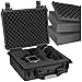 Produktbild tectake® Universalbox, Fotokamera Koffer, leer, mit Schaumstoff, wasserdichte abschließbare Box für Foto, Kamera Koffer Hardcase, Aufbewahrungsbox, als Waffenkoffer oder Werkzeugkoffer - L