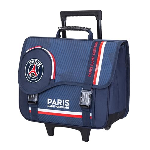 PSG Cartable Scolaire à roulettes Collection Officielle Paris Saint Germain