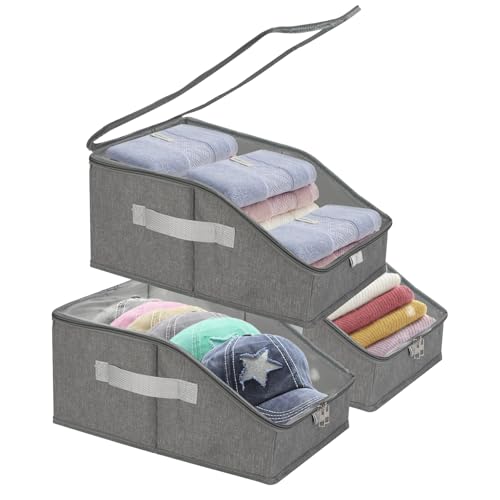 2 PCS Stackable Hat Organizer for Baseball Caps, Hat...