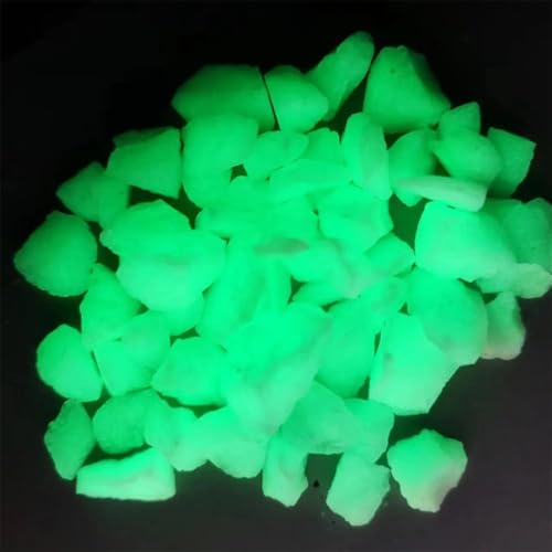 Piedra luminosa verde para revivir espacios oscuros con collar incluido 5