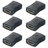 ★ Extensión del cable: los acopladores HDMI ampliarán la distancia de su cable HDMI existente permitiendo el ensamblaje de dos cables.