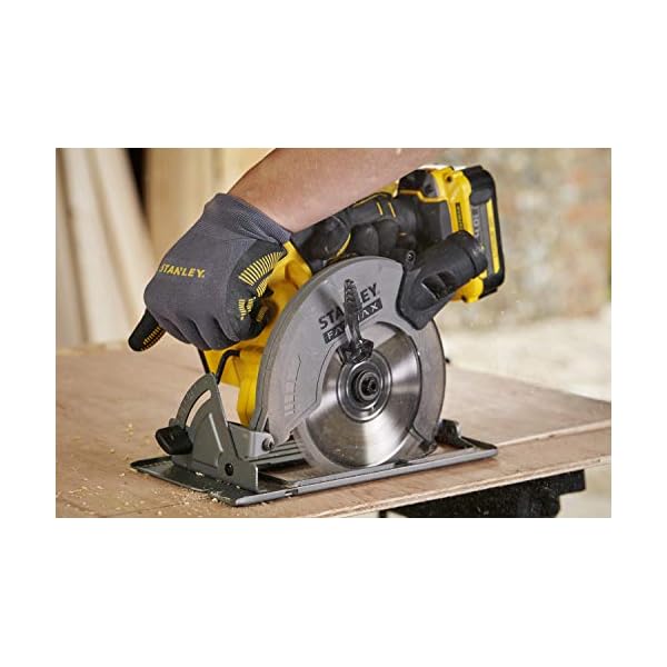 Stanley FatMax 18V Akku-Handkreissäge SFMCS500M2K (4.0 Ah, werkzeuglose Schnitttiefen- und Winkeleinstellung bis 50… – Bild 5