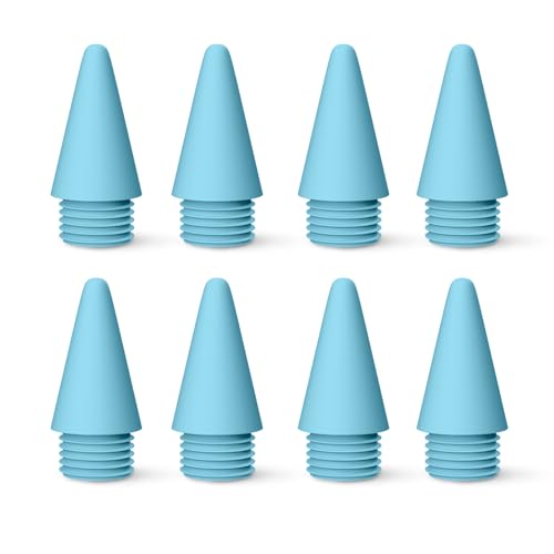 MEKO 8 Pack Replacement Tips for MEKO Fast Charging iPad Pencil ONLY-Blue