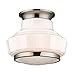 Hudson Valley-I-1 LIGHT SEMI FLUSH-3809F-SN