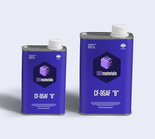 CF-95AF Polyurethane Elastomer – 95A Tough Flexible Casting Resin | Tear-Resistant, Low Odor, Mercury-Free | Easy to Pigment | for Durable Parts, Prototyping & Mold Making (3 lbs/Quart Kit)