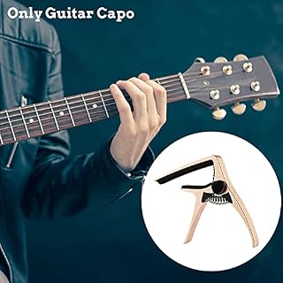Capodastre guitare Alloy Capo pour guitares acoustiques, électriques et Ukulélé (Gold) - Les Beatles, Paul McCartney, John Lennon, RIngo Starr, George Harrison Capodastre guitare Alloy Capo pour guitares acoustiques, électriques et Ukulélé (Gold) – Image 5