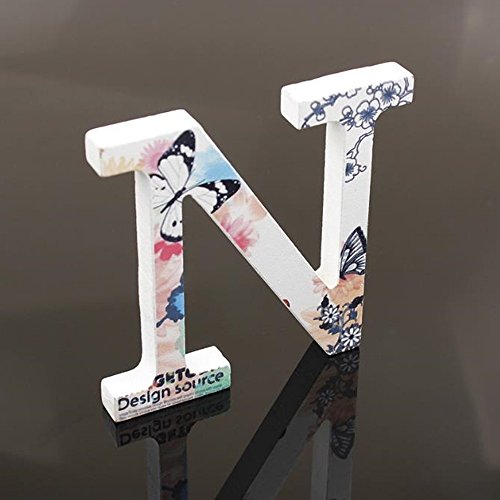 Gspirit Decorativo De Madera Letras, 26 Letras Madera Pared Letras Alfabeto con...