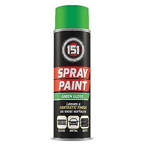 250ml High Grade Matt Gloss Household Spray Paint Can for Autos Wood Metal Plastic Graffiti (1, Green Gloss)