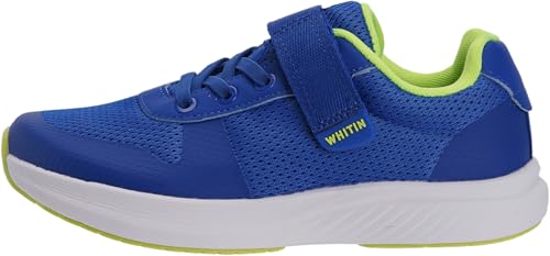 Image of WHITIN Kids Wide Toe Box Running Shoes Zero Drop Sole S8K2 | Breathable Mesh Upper, Soft Flexible Feel, School Sports, Playground Adventures, Active Play