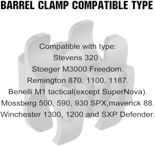 Barrel Clamp Clamping Sight Mount Picatinny Rail Suitable for Shotgun Flashlight Mount - 2