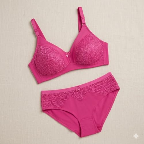 Image of Women's Everyday Cotton Bra | Medium Coverage | Non-Padded Bra | Non Wired | Seamless Moulded Cups | Anti Bacterial Tech | Keeps You Fresh | No Slip Soft Straps | (Flora Set)