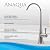 Metpure Non-airgap Brass RO Faucet Reverse Osmosis Drinking Water Filtration System Water Dispenser Spout. Contemporary Style. Include Wrench and Faucet Adapters. Brushed Nickel.