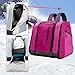 KiBcsLic Ski Boot Travel Backpack Gear Bag 13x3x15inch Multifunctional Removable Handle with Multiple Pockets with Drain Hole, Rose Pink