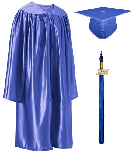 GraduatePro Kids Graduation Cap and Gown Nursery 2026 Kindergarten Preschool Toddler Child Costume Outfit Royal 27=S