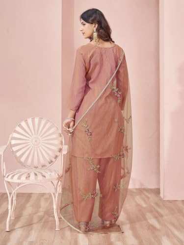 Image of Womanista Farshi Salwar Suit for Women| Farsi Kurta Set with Dupatta