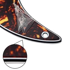 GaYouny Guitare de Tortue de Tortue 4ply Humbucker pickguard HH & Plate arrière de la Plaque arrière avec des vis for Fd… - Les Beatles, Paul McCartney, John Lennon, RIngo Starr, George Harrison GaYouny Guitare de Tortue de Tortue 4ply Humbucker pickguard HH & Plate arrière de la Plaque arrière avec des vis for Fd… – Image 3