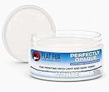 Flat Fox Siebdruck-Tinte auf Wasserbasis, 100 g, Weiß