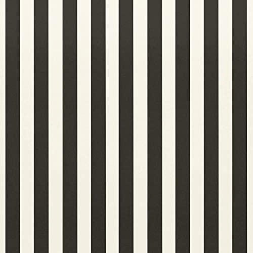 RSH Décor Indoor Outdoor 7 Piece Tufted Wicker Cushion Set + Pillows, (Standard, Black & White Stripe + Yellow)