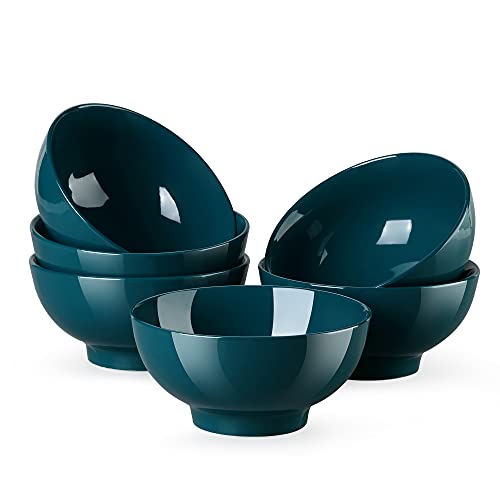 Tafelservice porzellan, LOVECASA SWEET 6 teiliges Schalen Set, Mehrzweckschalen, Müslischalen, Suppenschalen, Eisschalen, 660ml Cover