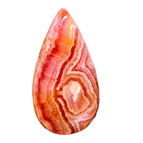 Rhodochrosite poire pour bague et pendentif bohème faits main
