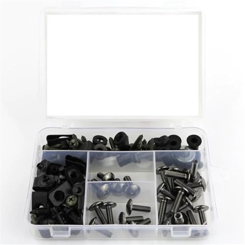 Kit tornillos carenado completo para moto Silver Wing 2001-2018 en acero color titanio