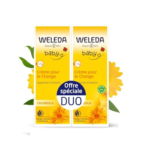 WELEDA - Duo Crème pour le Change Calendula - 2x75 ml