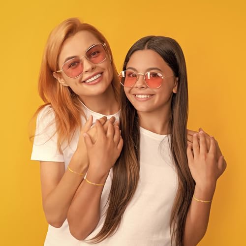 image for Ecation 20 Pcs Cartoon Animation Yellow Bracelets Stretch Gold Flash L