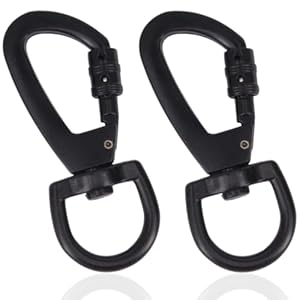 Kolzemv KL2408 Karabinerhaken mit Blattfeder 2er-Set