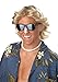 California Costumes Men's 70's Feathered Hair Wig, Blonde, One Size