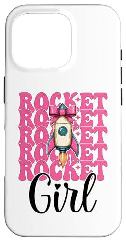 ロケットガール 航空宇宙エンジニア エンジニアリング 航空 スマホケース iPhone 16 Pro 用