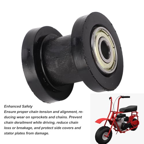 Kettenspannrolle, Kettenspannrolle, Kettenspannrolle, Führungsrad, Ersatz für Baja Doodle Dirt Racer Mini Bike (Black)
