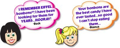 EIFFEL bonbons French Confection Caramel Chewy Candy, 4 oz - (Pack of 12)