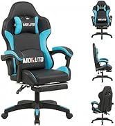 Amazon.co.jp: MOKUTO ゲーミングチェア オフィスチェア デスクチェア